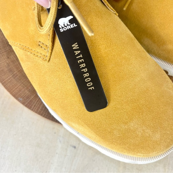 NWT Sorel Men’s Kezar Waterproof Suede Boots Yellow Suede Size 11.5 main image 6